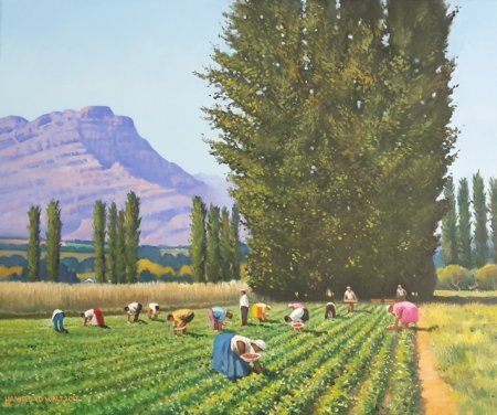 Oil on Stretched CanvasSize (608x506x16)mmSOLD 2019 (RLH - SA)Based on article &amp; photos by Tommy Carse in Panorama (Oct 1962)